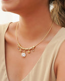 Aro Flexível Pingentes Banhado a Ouro 18K