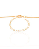 Aro Flexível Pingentes Banhado a Ouro 18K