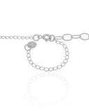 Choker Elos Ovais 5 mm Ródio Branco