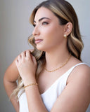 Choker Elos Torcidos Banhado a Ouro 18K