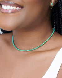 Choker Cristais Turmalina Banhado a Ouro 18K