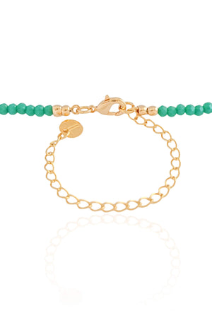 Choker Cristais Turmalina Banhado a Ouro 18K