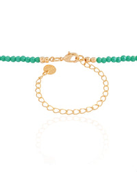 Choker Cristais Turmalina Banhado a Ouro 18K