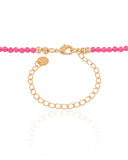 Choker Cristais Marsala Banhado a Ouro 18K