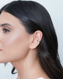 Piercing Detalhado Liso Ródio Branco