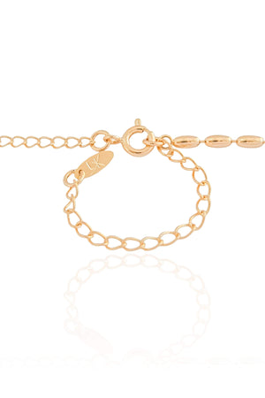 Choker Gomos Ovais Lisas Banhado a Ouro 18K