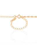 Choker Gomos Ovais Lisas Banhado a Ouro 18K