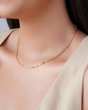 Choker Elos 3 mm Banhado a Ouro 18K