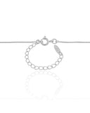 Gargantilha Veneziana Ponto de Luz Ródio Branco