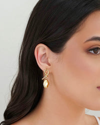 Brinco Nó Barroco Banhado a Ouro 18K