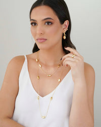 Brinco Nó Barroco Banhado a Ouro 18K