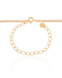 Choker Riviera Cristal 2 mm Banhado a Ouro 18K