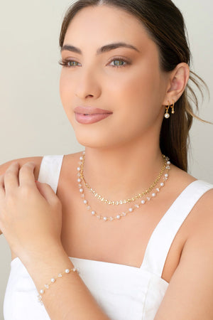 Brinco Argola Click Bolinha Lisa Banhado a Ouro 18K