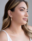 Choker Riviera Cristal 1.75 mm Banhado a Ouro 18K