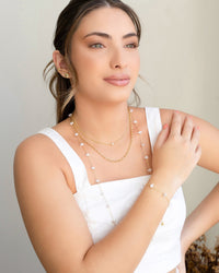 Gargantilha Elos 3 mm Banhado a Ouro 18K