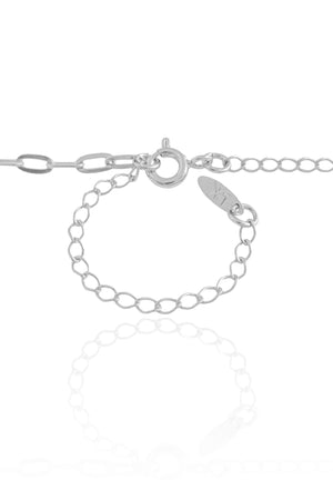 Choker Elos 3 mm Ródio Branco