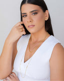 Choker Veneziana Bola Lisa 5 mm Banhado a Ouro 18K