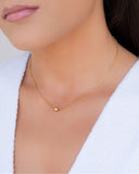 Choker Veneziana Bola Lisa 5 mm Banhado a Ouro 18K