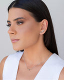 Choker Veneziana Bola Lisa 5 mm Ródio Branco