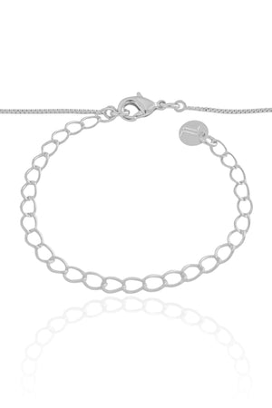 Choker Veneziana Bola Lisa 5 mm Ródio Branco