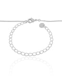 Choker Veneziana Bola Lisa 5 mm Ródio Branco