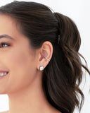 Brinco Bola Lisa 12 mm Ródio Branco