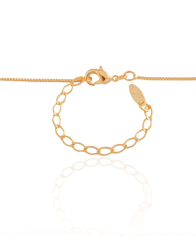 Colar Coração Filho Menino Cravejado Cristal Banhado a Ouro 18K - 45 cm