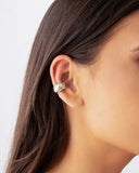 Piercing Liso Bolinhas Ródio Branco