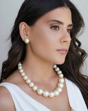 Brinco Pérola 16 mm Banhado a Ouro 18K