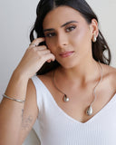 Anel Ajustável Liso Tamanho G Ródio Branco