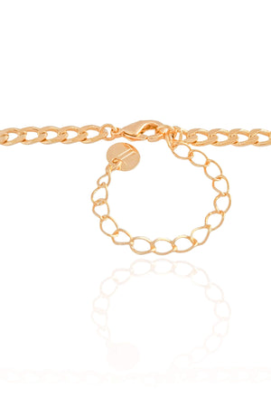 Gargantilha Elos Grumet Pingente Orgânico Banhado a Ouro 18K