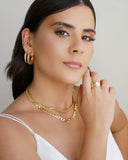 Choker Grumet 6.5 mm Banhado a Ouro 18K