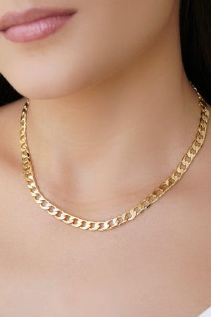 Choker Grumet 6.5 mm Banhado a Ouro 18K