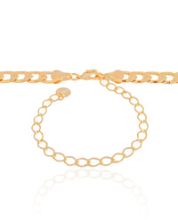 Choker Grumet 6.5 mm Banhado a Ouro 18K