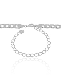 Choker Grumet 6.5 mm Ródio Branco