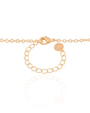 Gargantilha Longa Elos Americanos Redondo Entrelaçado Banhado a Ouro 18K