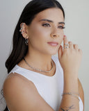 Choker Canutilhos Torcidos Ródio Branco