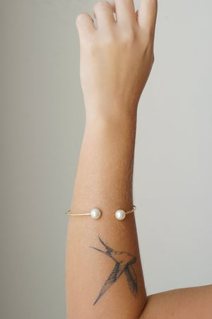 Bracelete Pérolas Banhado a Ouro 18K