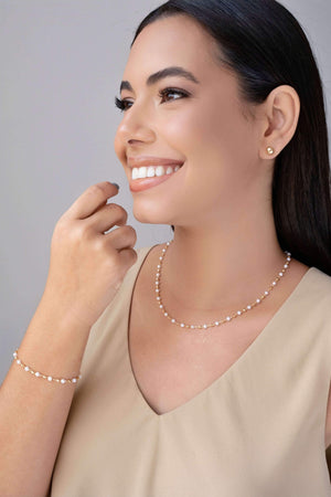 Brinco Bola 8 mm Banhado a Ouro 18K