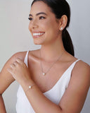 Brinco Pérola 4 mm Ródio Branco