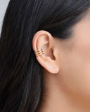 Piercing Filetes Lisos Banhado a Ouro 18K