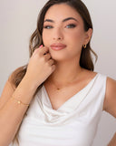 Piercing Filetes Lisos Banhado a Ouro 18K