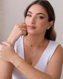 Ear Hook Redondo Liso Banhado a Ouro 18K