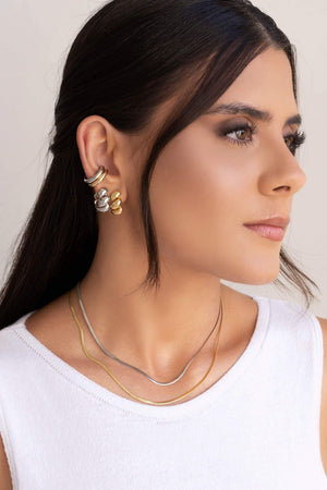 Piercing Liso Abaulado Ródio Branco