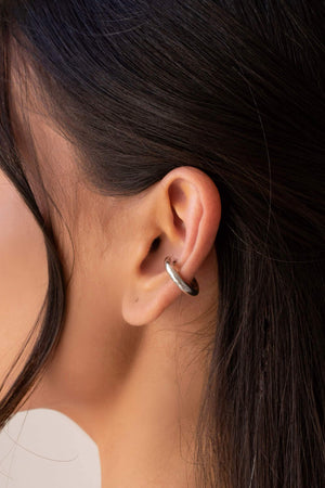 Piercing Liso Abaulado Ródio Branco