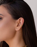 Piercing Filetes Lisos Banhado a Ouro 18K