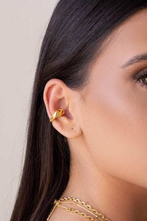 Piercing Gota Lisa Banhado a Ouro 18K