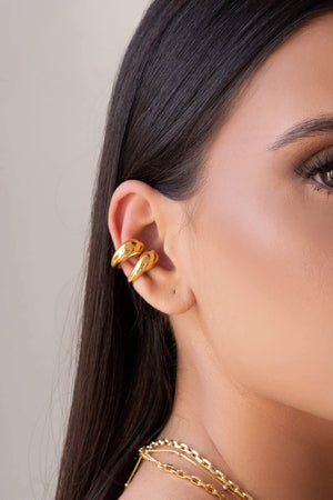 Piercing Gota Lisa Banhado a Ouro 18K