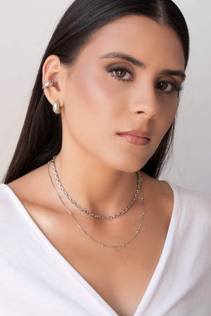 Piercing Gota Lisa Ródio Branco