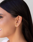 Ear Hook Liso Banhado a Ouro 18K